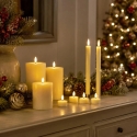 KOOPMAN Assorted Size LED Candle Set with Remote Control KOOPMAN Assorted Size LED Candle Set with Remote Control