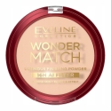 „Eveline Cosmetics Wonder Match“ satīna apdare pūderis, 7 g „Eveline Cosmetics Wonder Match“ satīna apdare pūderis, 7 g