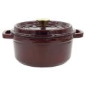 Ketaus apvalus puodas su dangčiu, 3,6 l / 24 cm, vyšninės raudonos spalvos Ketaus apvalus puodas su dangčiu, 3,6 l / 24 cm, vyšninės raudonos spalvos