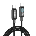 XO NB-Q312B провод для передачи данных и зарядки | USB-C на USB-C | PD | 240W | с LED дисплеем | 2m | чёрный XO NB-Q312B провод для передачи данных и зарядки | USB-C на USB-C | PD | 240W | с LED дисплеем | 2m | чёрный