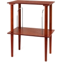 Victrola VA-30-MAH-INT wooden record stand, brown