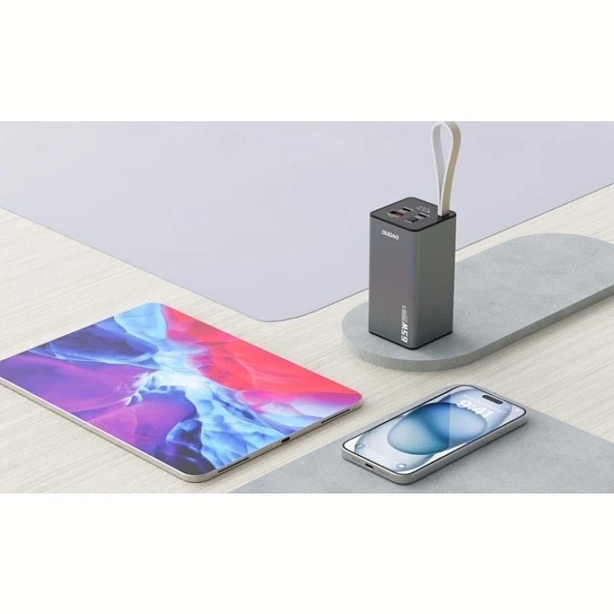 Внешний аккумулятор Power Bank Dudao K65+ 65W 30000mAh черный – 3