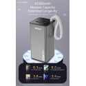 Dudao K65+ 65W 30000mAh ulkoakku Power Bank musta