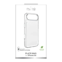 Puro Plate Mag -puhelimen suojakotelo MagSafe-tuella iPhone 17 Airille, valkoinen Puro Plate Mag -puhelimen suojakotelo MagSafe-tuella iPhone 17 Airille, valkoinen