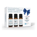 Optima Natura Sveikas kvapas lengvas kvėpavimas eterinių aliejų rinkinys aromaterapijai Oranžinė + Złodziei + Pušų 3x10ml Optima Natura Sveikas kvapas lengvas kvėpavimas eterinių aliejų rinkinys aromaterapijai Oranžinė + Złodziei + Pušų 3x10ml