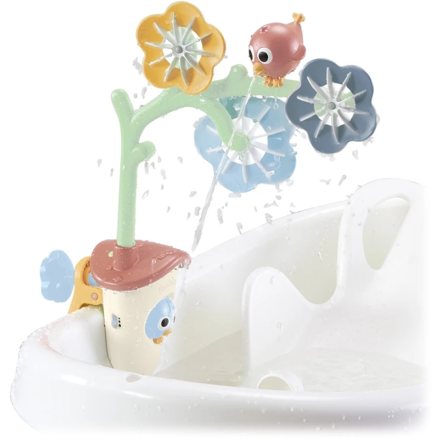 Yookidoo Sensory Bath Carousel, Spinning Boho Flowers