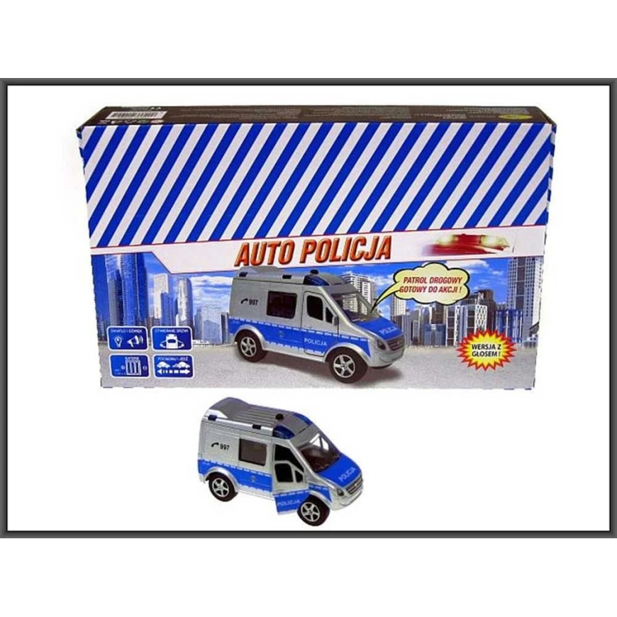 Hipo Auto Police Van 11cm with Sound (HKG088) – 2