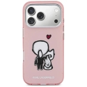 Karl Lagerfeld Karl & Choupette maciņš ar MagSafe atbalstu telefonam iPhone 17 Pro rozā Karl Lagerfeld Karl & Choupette maciņš ar MagSafe atbalstu telefonam iPhone 17 Pro rozā