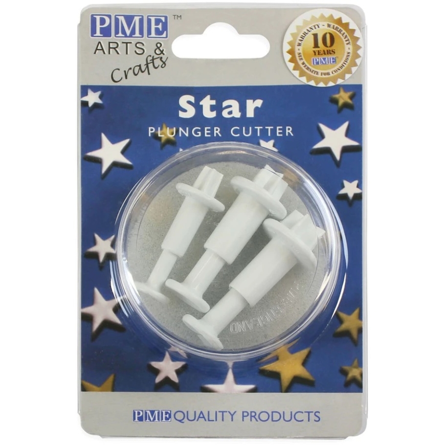 PME Mini Star Cutter Set (3 pcs)