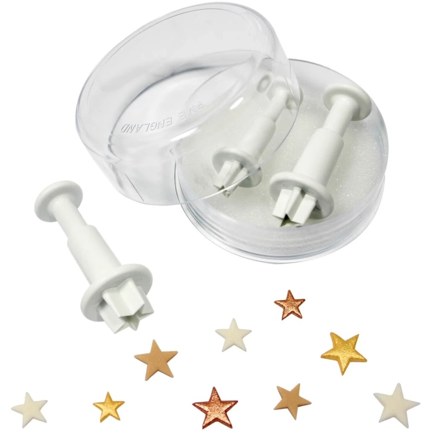 Набор вырубок PME Mini Star (3 шт.) – 4