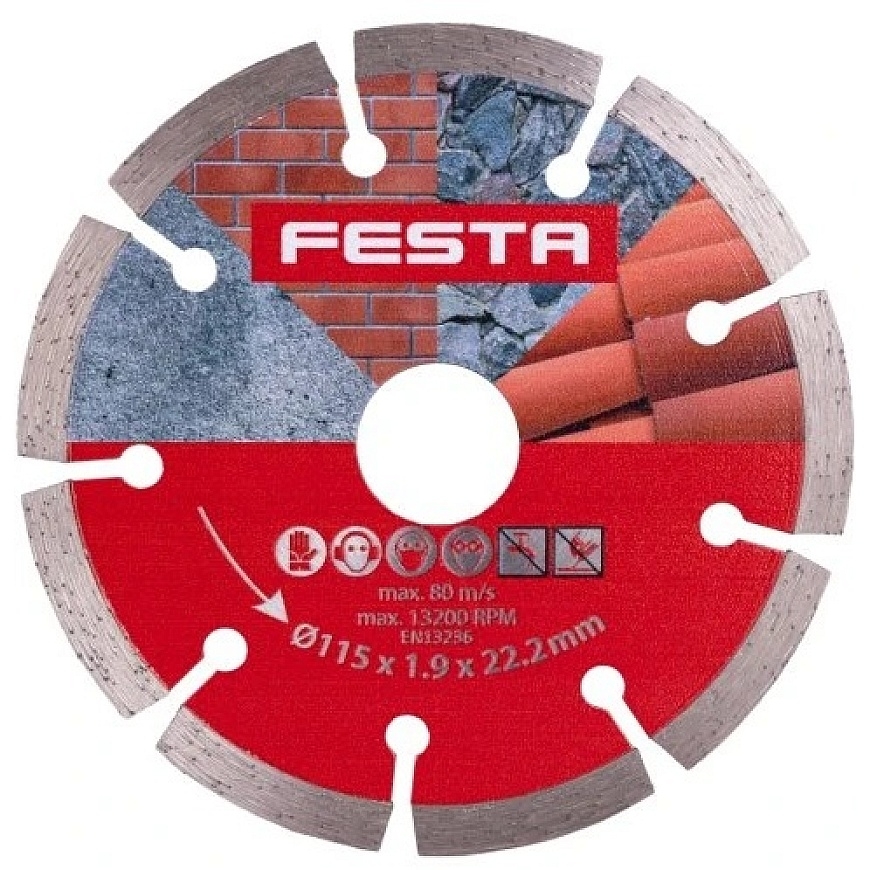 Сегмент алмазного диска Festa O 115 x 22,2 мм