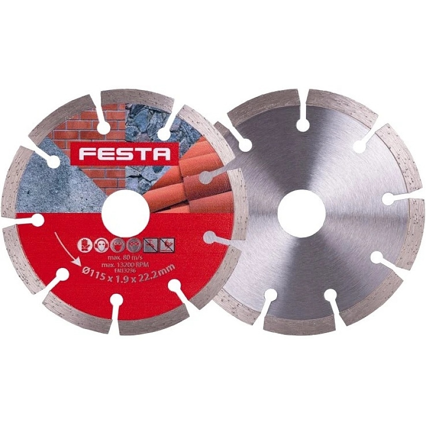 Festa dimanta diska segments O 115 x 22,2 mm – 2