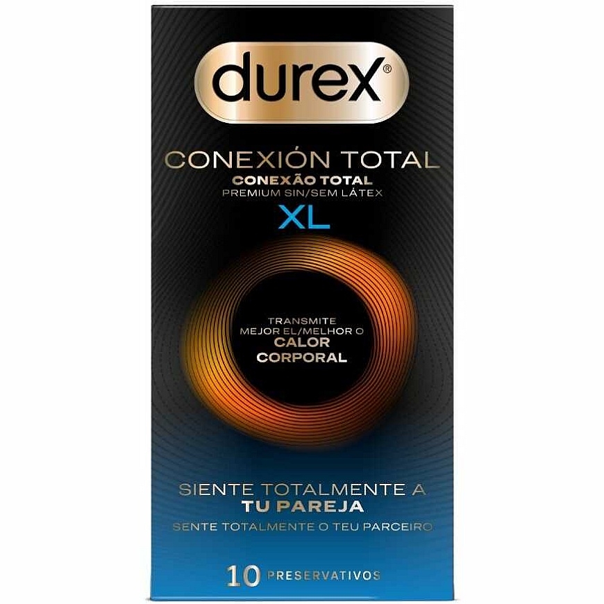 Durex Kondoome DUREX - TOTAL CONNECTION XL ULTRA PEEN PLIUS LATEXI VABA 10 ÜHIKUT