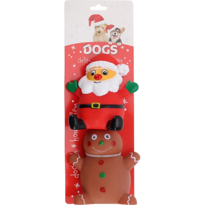 Mondex Svētku vinila suņu rotaļlietu komplekts – 2