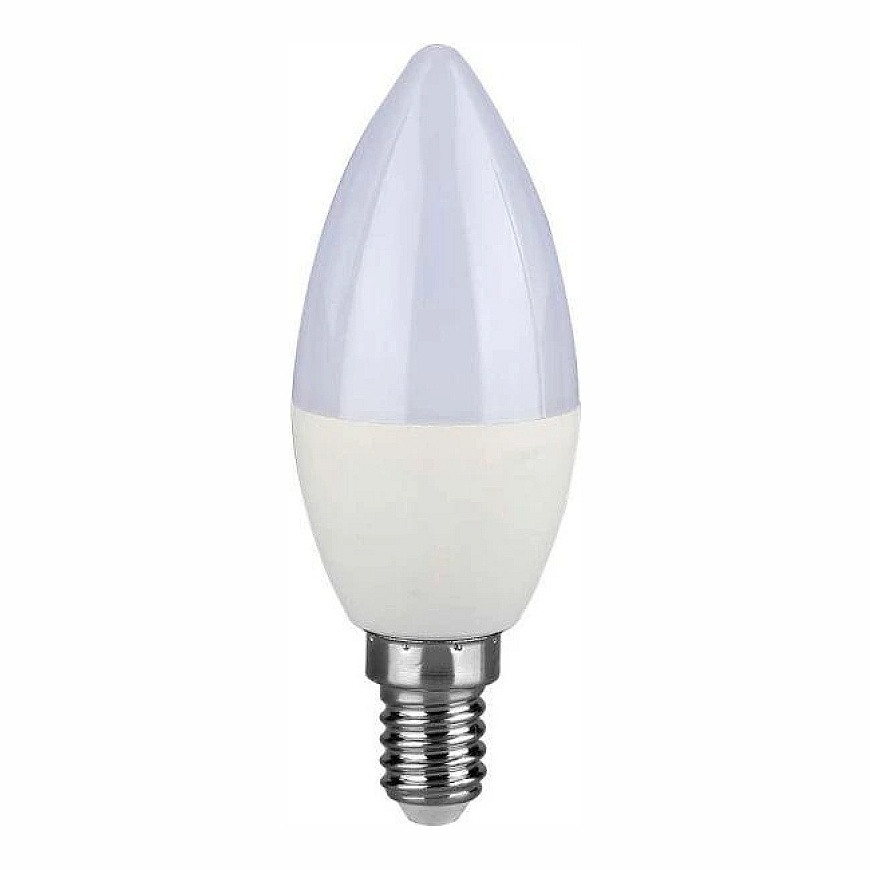 5,5W LED lemputė, žvakės formos, E14, 3000K, SAMSUNG LED chip, dimeriuojama