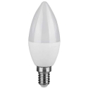 5,5W LED-lamppu, kynttilän muotoinen, E14, 3000K, SAMSUNG LED -siru, himmennettävä 5,5W LED-lamppu, kynttilän muotoinen, E14, 3000K, SAMSUNG LED -siru, himmennettävä