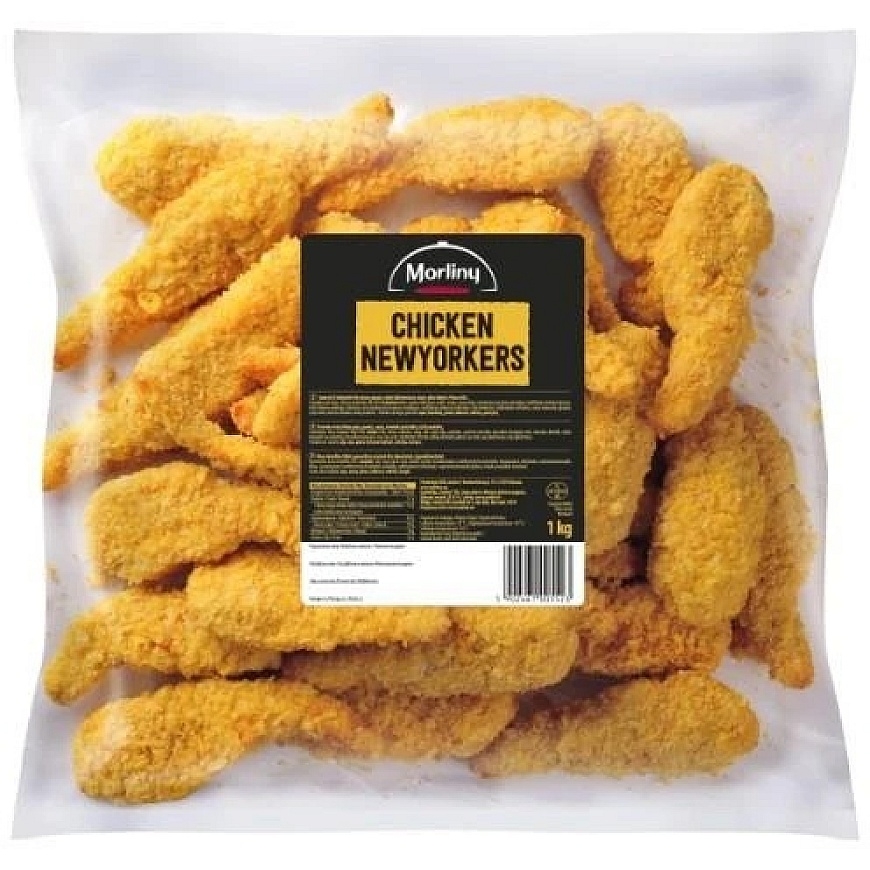 Morliny Saldēts panēts vistas fileja NEWYORKERS, formēta, 1kg