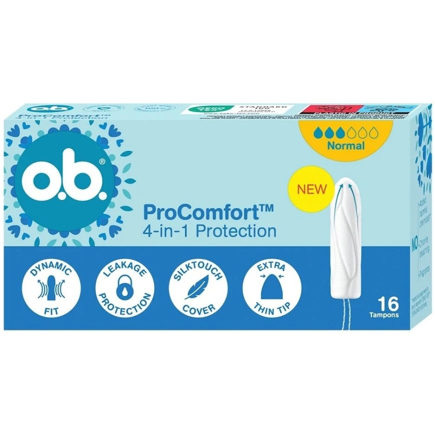 O.B. ProComfort Normal -tamponit, 16 kpl – 2