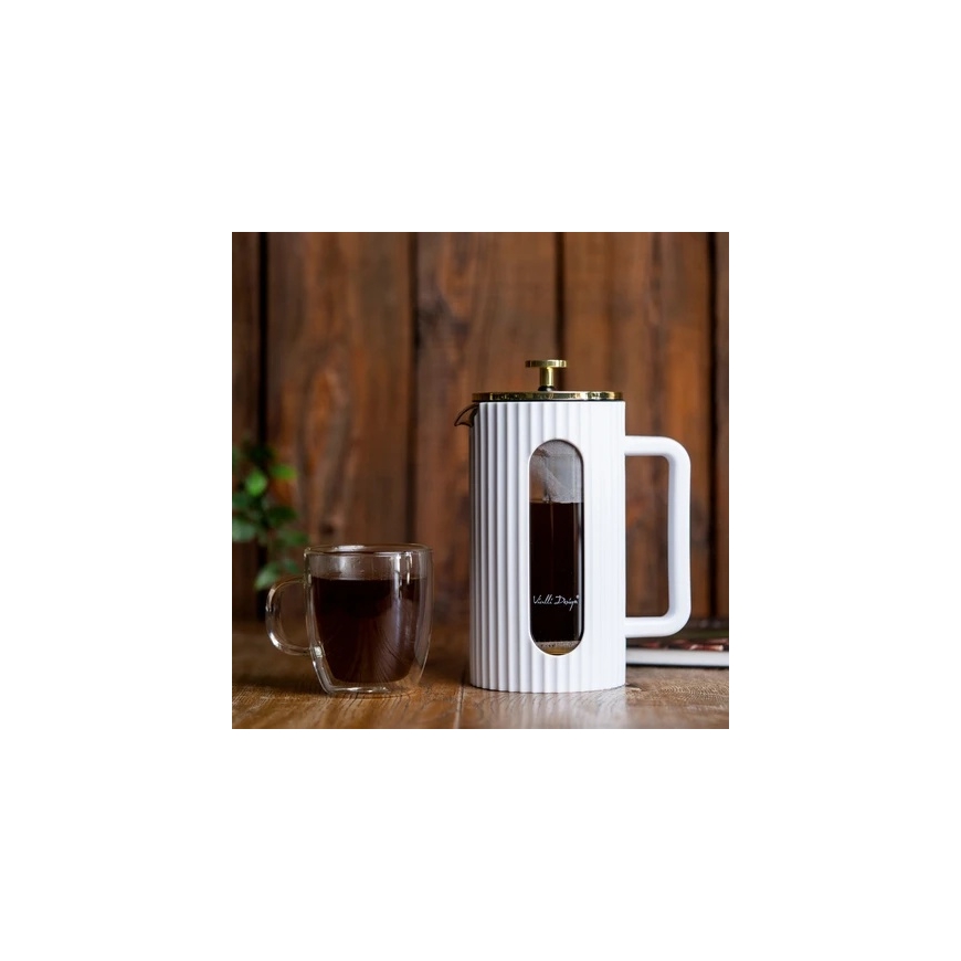 Vialli Design Kahvin ja Teean keittolaite Valkoinen Livio 1000 ml – 5