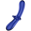 Satisfyer Double Crystal dildo szklane Light Mėlyna Satisfyer Double Crystal dildo szklane Light Mėlyna