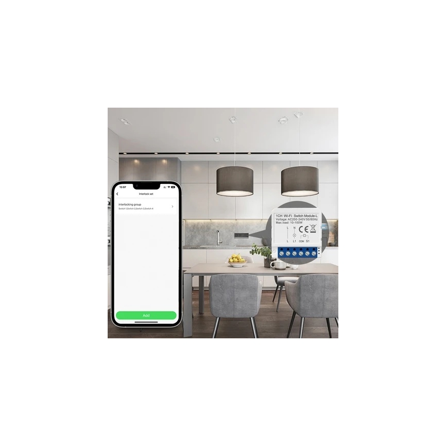 Esi neitrāls „Wi-Fi“ slēdzis Avatto LWSM16-W1 – 4