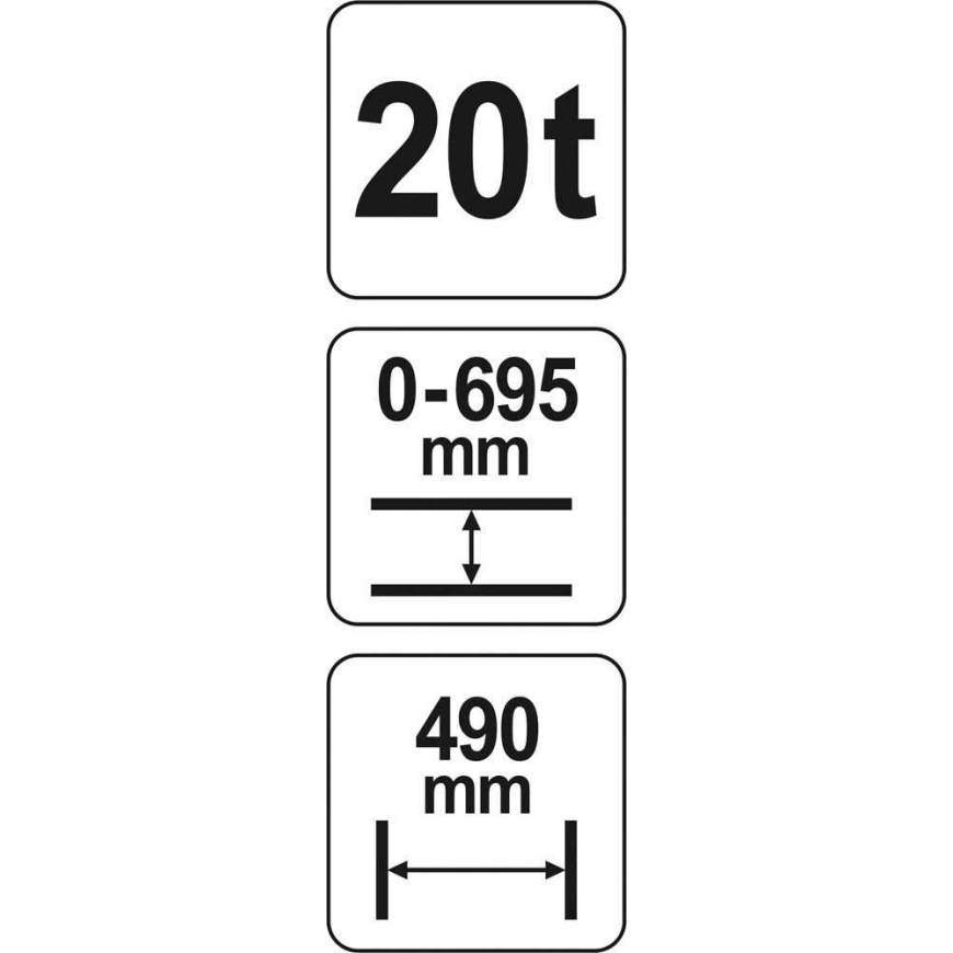Hüdrauliline press Yato YT-55581 – 5