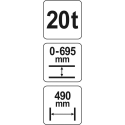 Hüdrauliline press Yato YT-55581 Hüdrauliline press Yato YT-55581