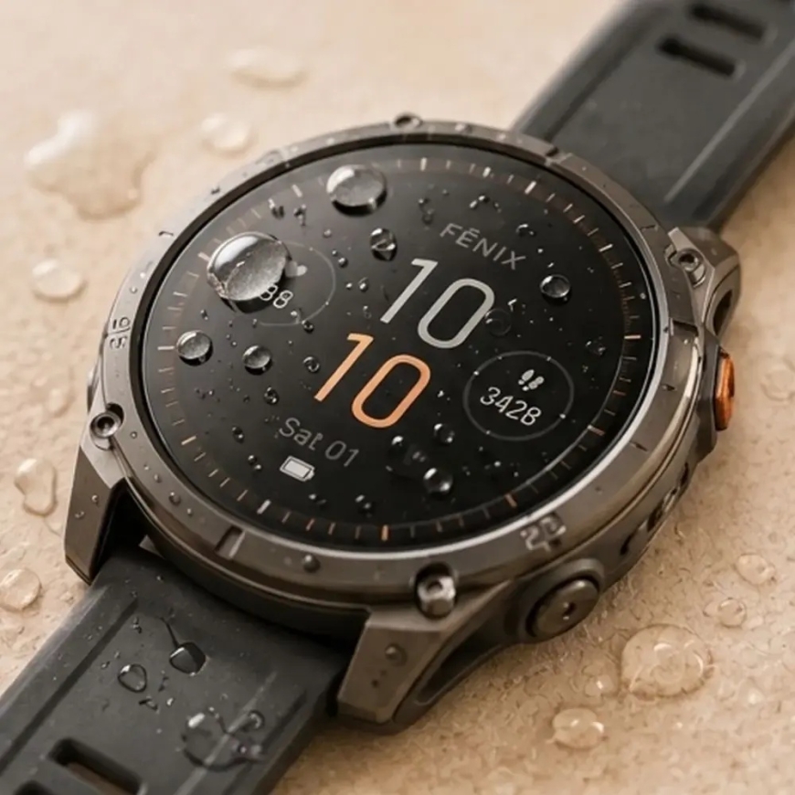 Tech-Protect karkaistulasi Garmin Fenix 9 Pro:lle (51 mm) | läpinäkyvä (2 kpl) – 3