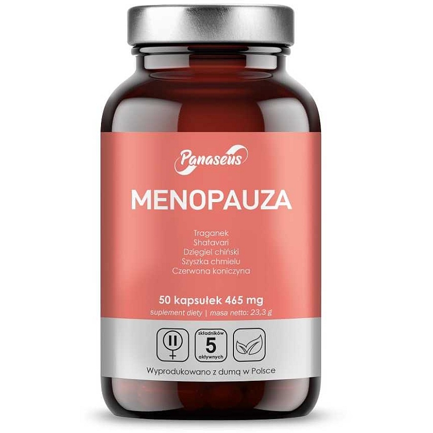 Panaseus Toidulisand menopausi jaoks, 50 kapslit