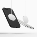 TECH-PROTECT SILICONE phone case with MagSafe support for iPhone 16E | iPhone 17E black