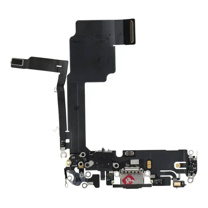 Lādēšanas flex USB IPHONE 15 Pro melns (izvilkts)