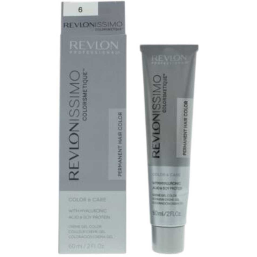 Revlon Revlonissimo Colorsmetique Гибридная Молекула Гиалуроновой Кислоты Пермаментная Краска для Волос 6 6 Тёмный для Светлых В