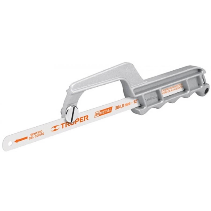 Vienarankis aliuminis metalo pjūklelis. Skirtas 30cm geležtėms Truper®