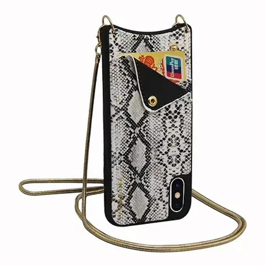 BAG SNAKE maciņš telefonam iPhone XS Max balts – 2