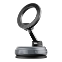 Forcell F-Grip Magic Mag magnetinis automobilinis telefono laikiklis su prisiurbtuku suderinamas su MagSafe juodas Forcell F-Grip Magic Mag magnetinis automobilinis telefono laikiklis su prisiurbtuku suderinamas su MagSafe juodas