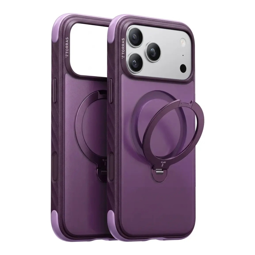 Torras Ostand Q3 Rug, фиолетовый - iPhone 18 Pro/17 Pro