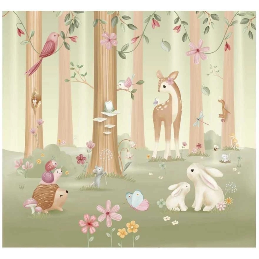 Little Dutch Photo Wallpaper fleece 'Fairy Garden' 300x280 cm