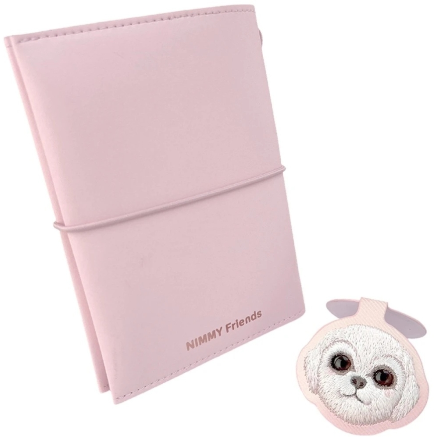 Muistilehtiö ja kynäsetti 2-in-1 Nimmy New Big-Eye Cute Pets 2.0 Koira Vaaleanpunainen – 2