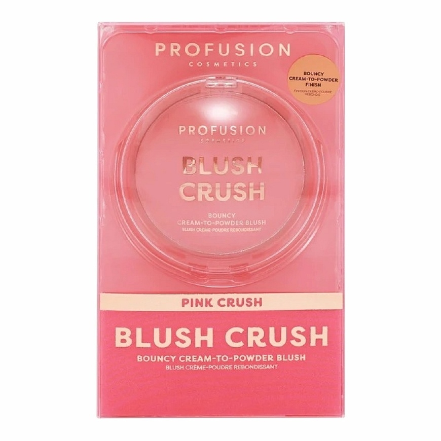 Profusion Cosmetics Profusion Blush Crush silkkinen luonnollisen vaikutuksen puuteriripset kompaktina Pink Crush, 10 g – 2