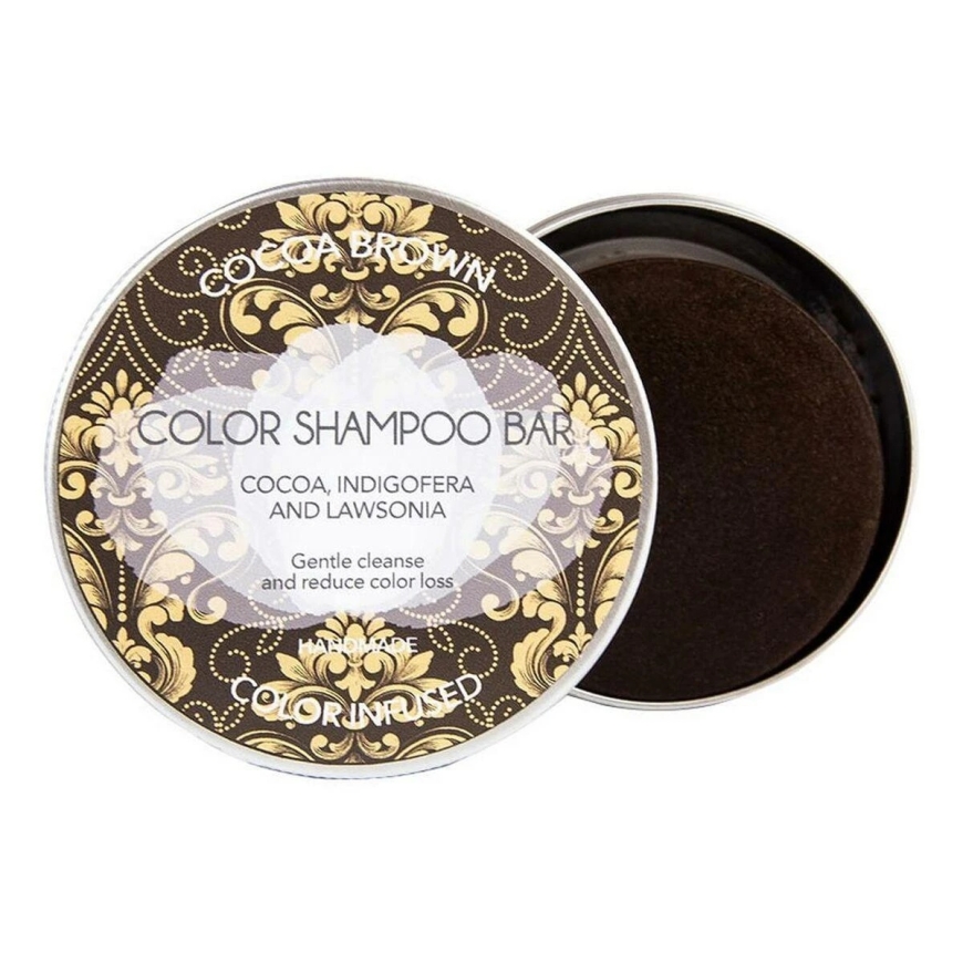 Шампунь с коричневым оттенком "Biocosme Color Шампунь Бар Cocoa Brown" 130г