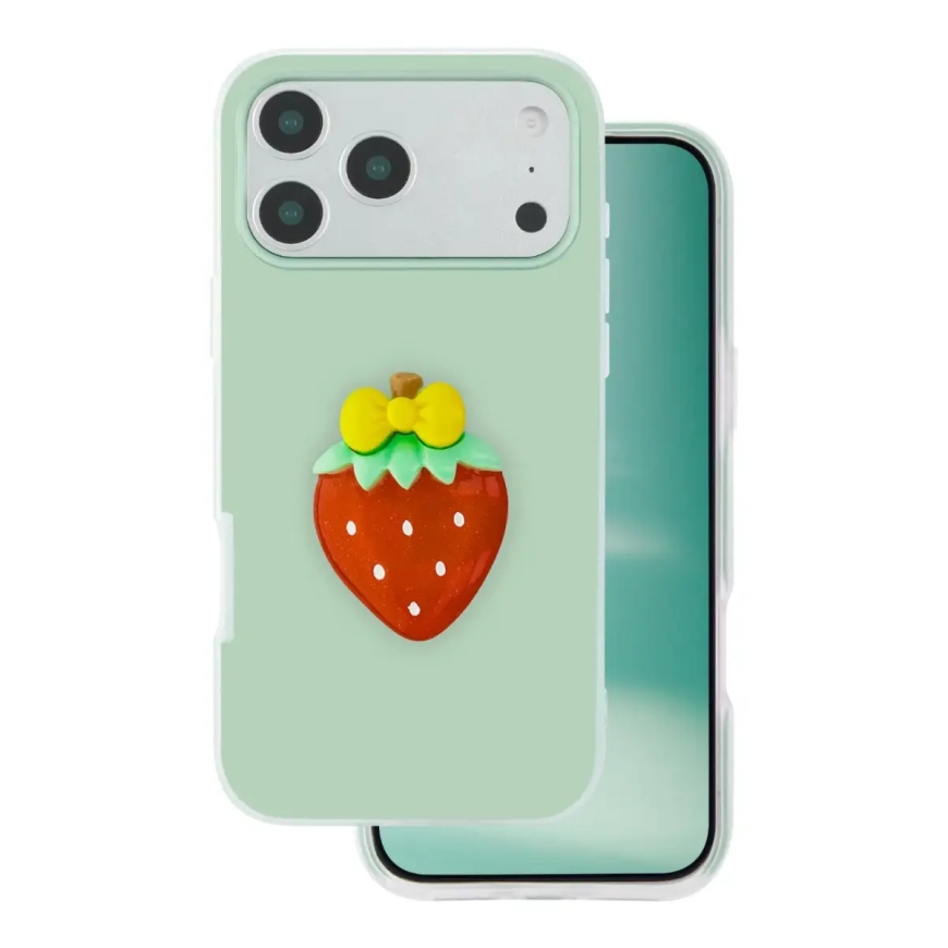 Fruit 2in1 phone case for iPhone 17 Pro Max green