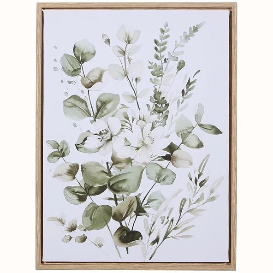 Atmosphera Frame Decorative Canvas Painting in EUCALY Frame, 30 x 40 cm
