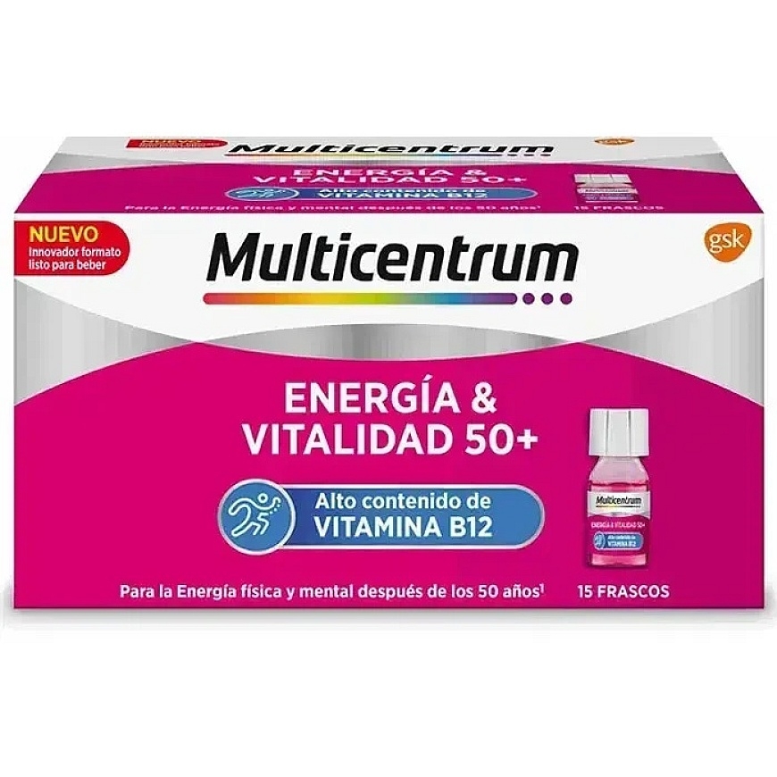 Multicentrum Мультивитамины 50+ Энергия и Витальность 15x7ml