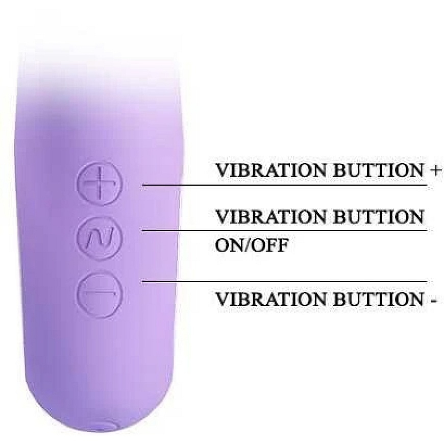 Pretty Love -vibraattori, suunniteltu G-pisteen ja klitoriksen stimulaatioon, 17 cm USB – 4