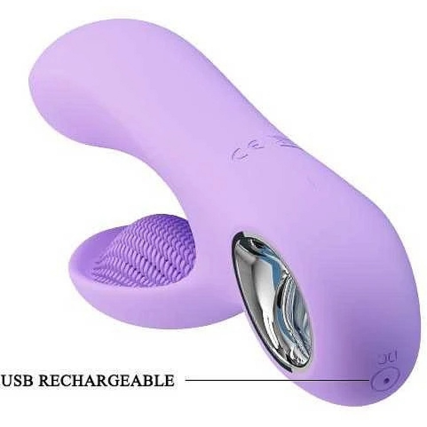 Pretty Love vibrators, paredzēts G-punkta un klitora stimulācijai, 17 cm USB – 5