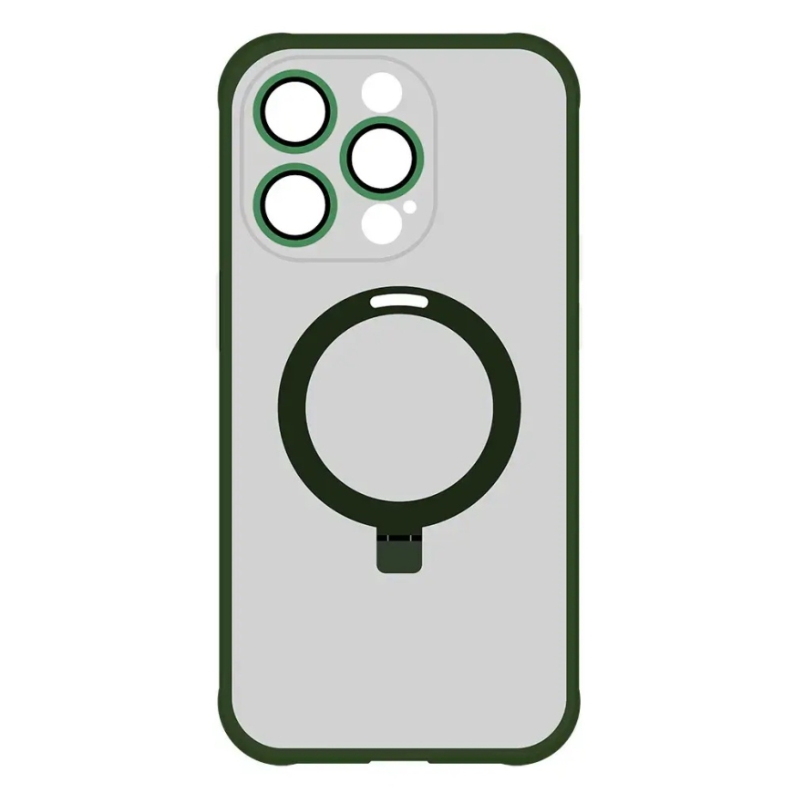 Tel Protect Magical telefoni ümbris alusega ja MagSafe toega iPhone 14 Pro roheline – 4