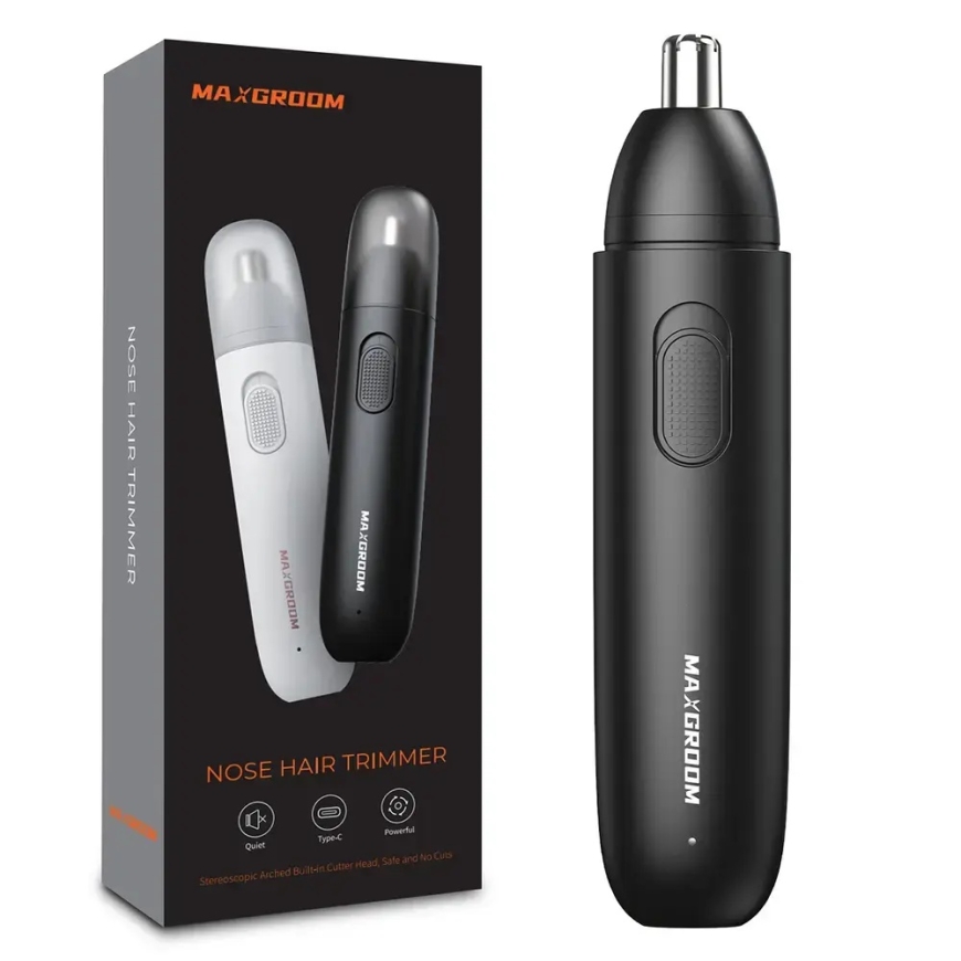 MAXGROOM GT2220A nosies, ausų ir antakių žirklės - juodas – 2