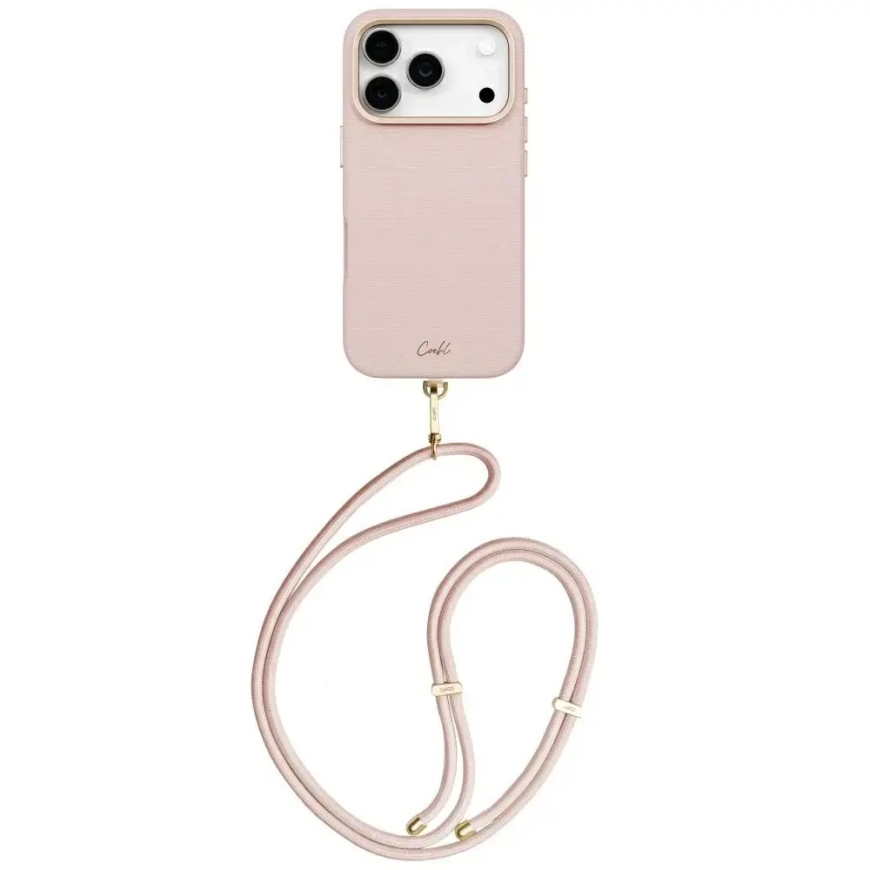 UNIQ Coehl Mirelle maciņš telefonam iPhone 17 Pro rozā