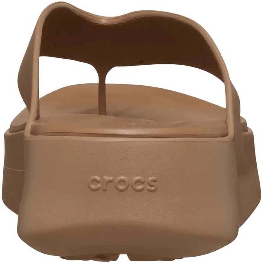 Women's Toe Post Slippers Crocs Getaway Platform, Chocolate Brown – 2