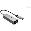 I-tec USB-C/USB-A metal hub 3 - 2x USB-C 1x USB-A 2.5G LAN